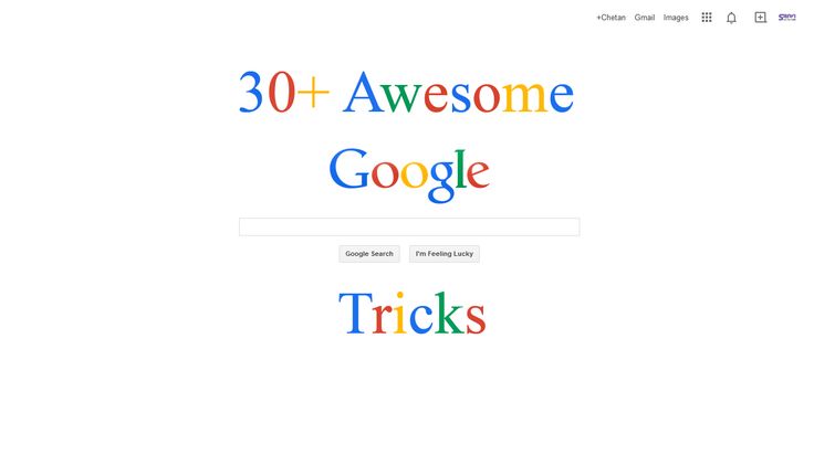30+ Awesome Google Tricks